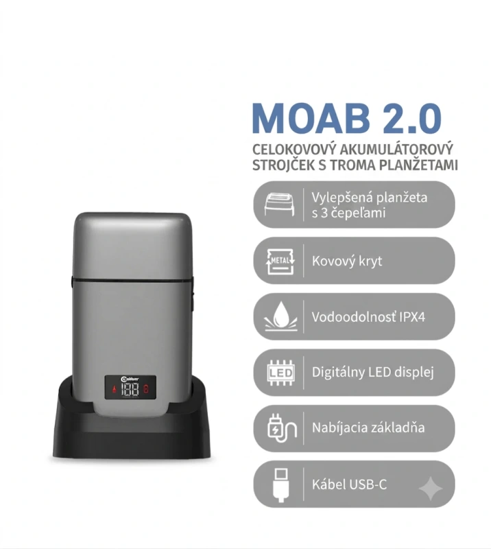 Caliber MOAB 2.0 professional shaver 1