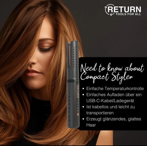 Return compact styler žehlička 2