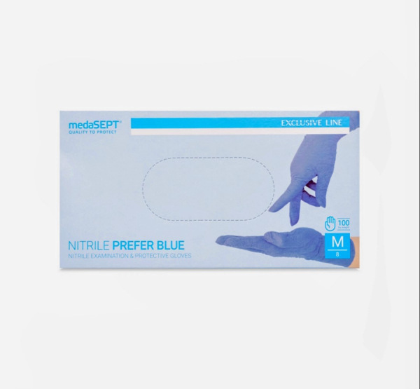 Mercator nitrylex classic BLUE/medaSEPT nitril rukavice 1