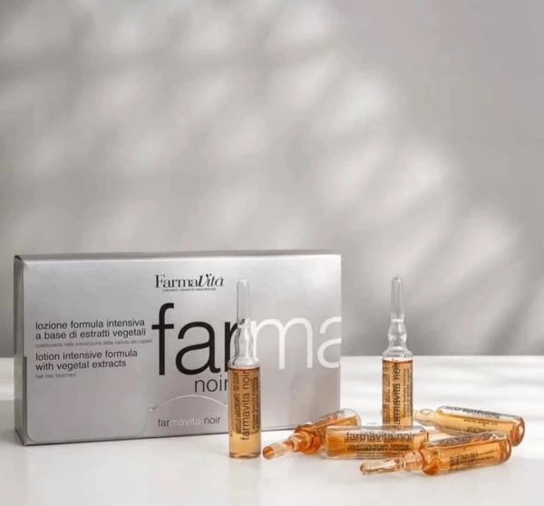 Farmavita Noir ampulky proti vypadávaniu vlasov pánske 1