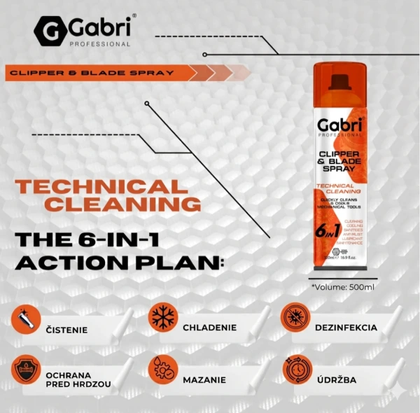 Gabri clipper & blade spray 6 in 1 3